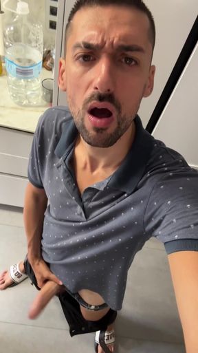hot daddy jerking off very verbal clip