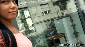 Amateur Eurobabe Sofia Like gets fucked in the woods