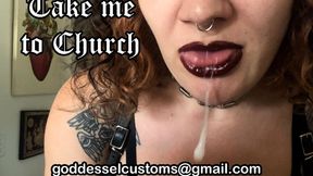 Take me to church - Goddess El thrills in this dark clip featuring foot worship, foot domination, mental domination, female domination, and more