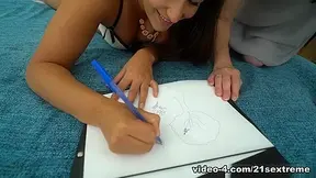 Cindy Loarn & Milly in Doodling with Grandma - 21Sextreme