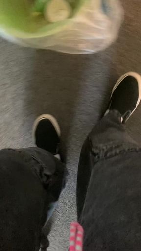 Office stroll with a sexy coworker