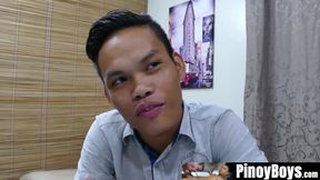 PinoyBoys.com - Young Asian seduces mature hunk into hard and raw pounding his ass