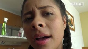 Colombian dyke maid Maria Antonia gets boss's cock wet