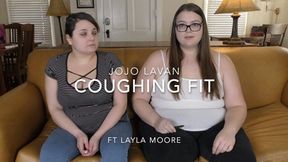 Coughing fit with Layla Moore! 4k