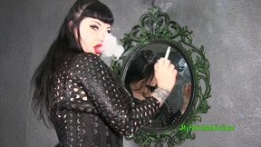 Mesmerizing Mirrored Smoke Addiction (wmv)