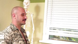 Black Thug Interrogated And Fucked By White Cop In The Jail Cell