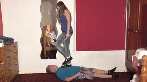 Sophie's T-Bar Shoes Trampling