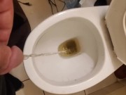 Strong flow pissing for over a minute at my friends house. ;)