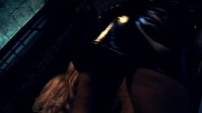 He started out in her ass with just a finger but slowly worked his entire cock deep into