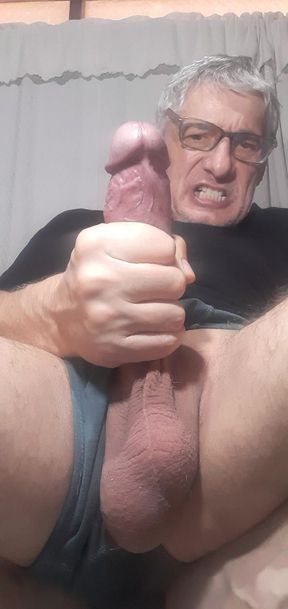 I Show My Monster Cock Hard Uncut Big Foreskin Long 8 Inch