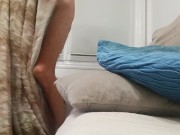 Naked Skinny Muscular Brunette With Rich Big Cock Plays With It For You