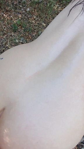 Latina Naked Outdoors Fucks Stranger with Cock Sleeve Forest