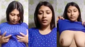 Lajuk apu taar bishal boro dudu niye khelar amateur video