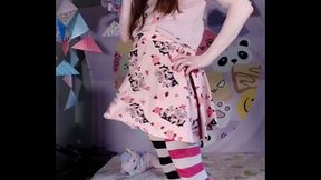 &quot_Stiff&quot_ skirt femboy tease