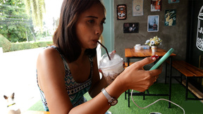 ”Thai Girlfriend morning blowjob & sex in afternoon after a coffee date”