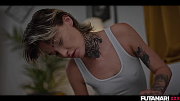 Tomboy Lesbians Futa Sexfight - Wrestling Prison Tattoo Girls Having Horny Fun with CUM Play