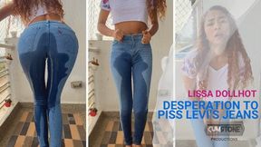 Desperation to piss levis jeans - Lissa