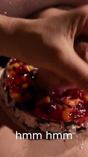 MILF Serves 10 Cumshots on Birthday Cake… Then Eats Every Slice