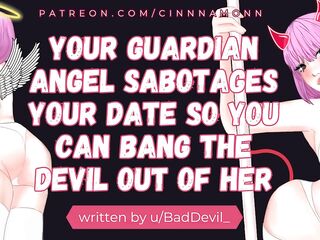 Banging Your Guardian Angel and Devil - ASMR Erotic Audio Roleplay - Blowjob Deepthroat