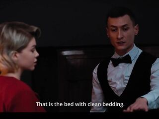 Lobby Male Screws Hotel Beauty Guest in Time Stop Sex - Blond Ashby Winter Facia...