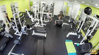 HUNT4K. Naive Gym Bunny has Sex with Rich Male instead of Training