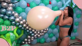 Dani Blowing to Pop for Joy - 4K