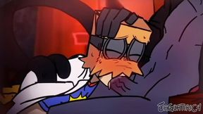 Black Hat ruins the shy twink doctor’s mouth with his gay monster