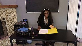 Sexy Office Strip Tease JOI With Anastasia Valentine (SD 720p WMV)