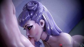 League of Legends Lol Kda Evelynn Cowgirl Blowjob by Monarchnsfw (animation with Sound) 3D Hentai Porn Sfm