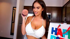 Stepmom gives her stepson a sex toy for his birthday then offers to help him use the damn thing