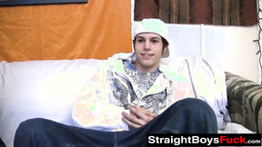 Tasty twinks have sexy 3some with one meat hungry hot girl