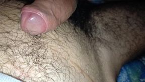 my hard cock under the sheets, slick with my own pre-cum