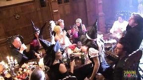 Macbeth's wild orgies with busty maidens