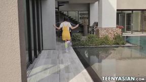 Elle Voneva gets doggystyleedly fucked in a threesome