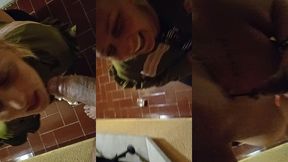 je suce sur un balcon pendant que le voisin mate un film de culexcitant et trop...
