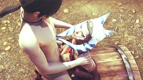 star wars hentai - ahsoka handjob & boobjob - japanese asian manga anime porn