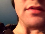 A Guy Chewing Gum for 5 Minutes