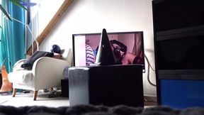 kinky rubber bessy ,ass_walk dildo riding piss TV ,fetish art by linda gumlin