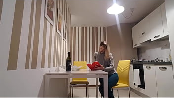 Girl reading and farting hard