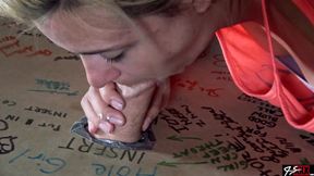 Peeing Slut Discovers Secret Jamie Stone Glory Hole
