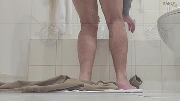 Step Gay Dad - Bath Buddies - Hot house with sexual tension so thick it ends up all over stepdad's sexy toes - Manlyfoot