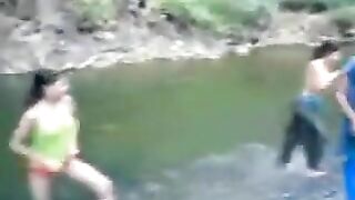 Public Full Nude River Bath