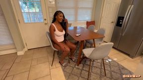 Pretty cam girl gets caught by stepdad's best friend