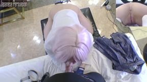 Model Level Beauty Slim New Cosplayer in Blue Archive Style Brings a Playful and Intimate Moment - Angle3