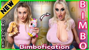 Bimbofication Transformation: From Cute Step-Daughter to Mindless Bimbo