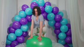 Zora Großes Ring und Ball Bouncen