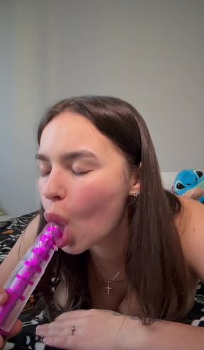 Solitary Siren sips on her own joystick