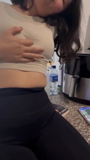 Stunning moment from "My lesbian ex-girlfriend dares me to masturbate in front of her and I have a squirt"