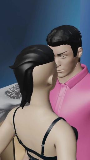 Brother-in-law fucked his sister-in-law after seeing her alone in his house   Clip 1