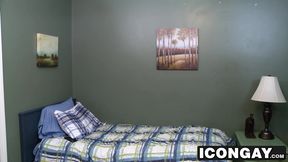 Hot Latino twink Armond Rizzo rides his lover Troy Accola